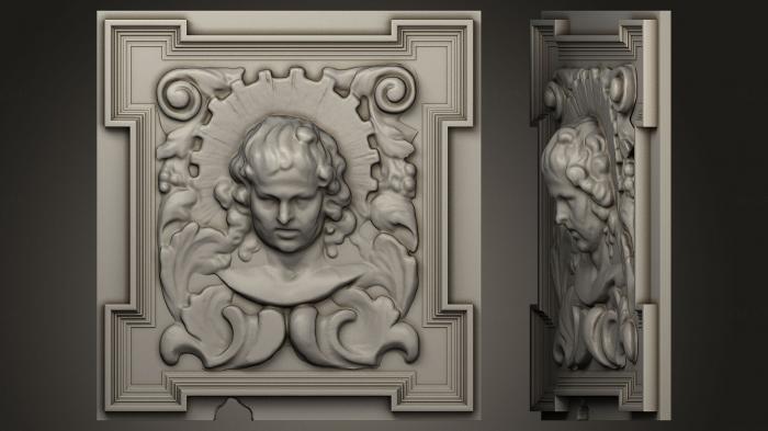 High reliefs and bas-reliefs, historical and religious (GRLFH_0004) 3D model for CNC machine